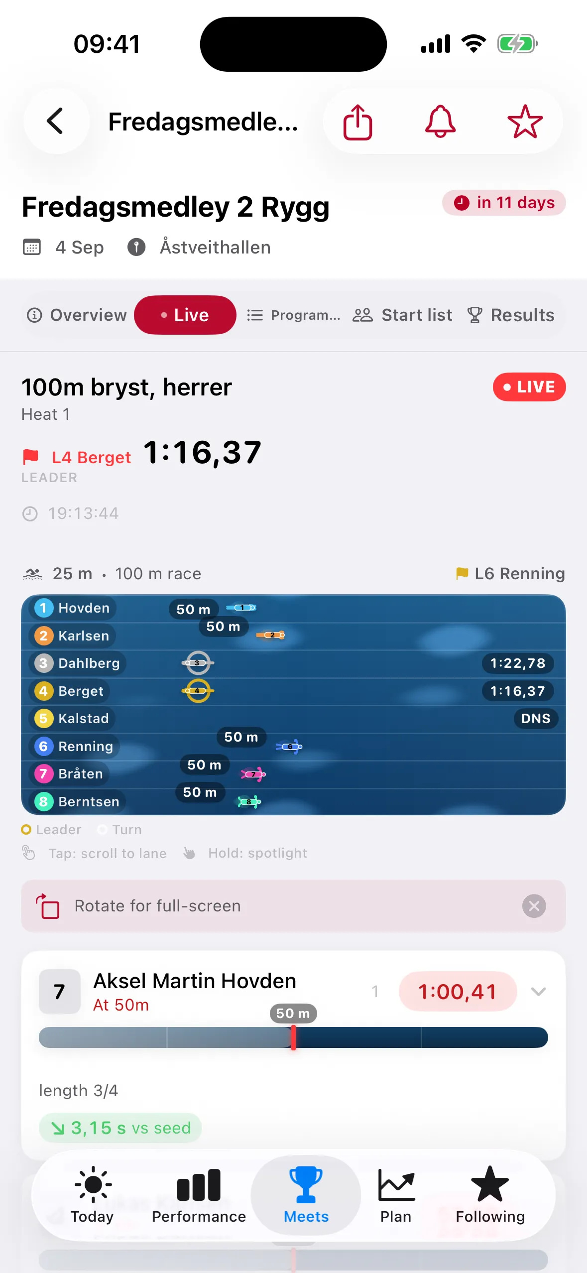 LaneStory Danmark — Live